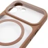 Чохол TPU GETMAN Moon Clear with MagSafe для Apple iPhone 17 (6.3") – Brown. Фото 5 з 6