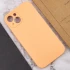 Чехол с защитой камеры Silicone Case для Apple iPhone 14 (6.1") – Оранжевый / Cantaloupe. Фото 6 из 7