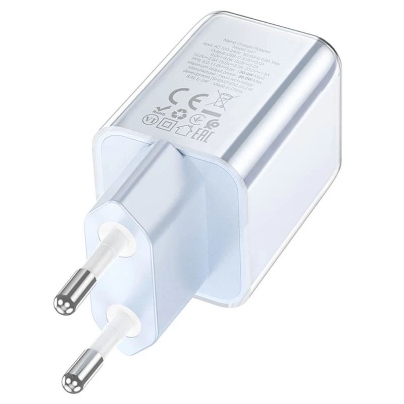 МЗП Hoco N47 Glorious PD30W (1USB-C) – Blue. Фото 3 з 5