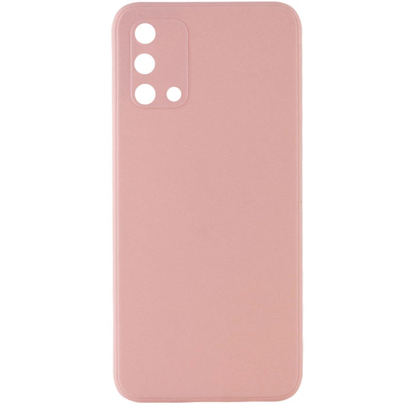 

Кольоровий силіконовий чохол із захистом камери на Oppo A74 4G (Рожевий / Pink Sand)