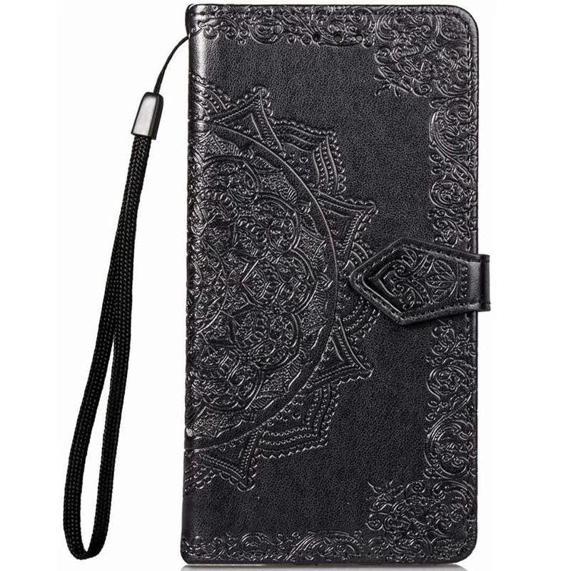 Шкіряний чохол-книжка Art Case з візитницею для Samsung J600F Galaxy J6 (2018) – Чорний. Фото 1 з 6