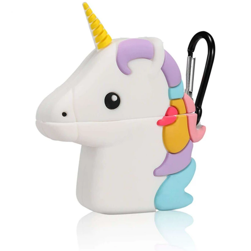 Силіконовий футляр Unicorn series для навушників AirPods 1/2 – Фіолетовий. Фото 3 з 6