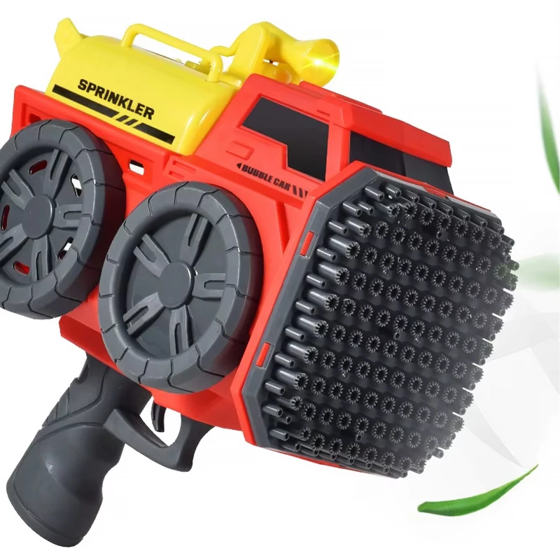 Пістолет з мильними бульбашками SHT KB1295 Truck на 139 отворів + 2xbottle 60ml – Red. Фото 2 з 4