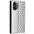 Кожаный чехол-книжка Rhombus Book для Xiaomi Poco X8 Pro Max – silver. Фото 2 из 7
