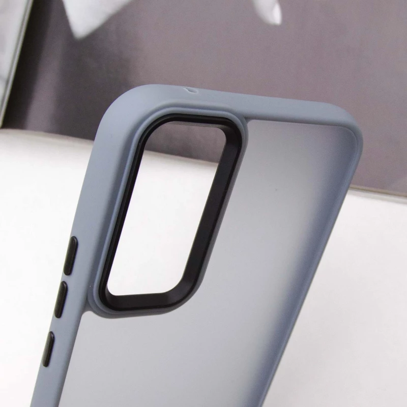 Чохол TPU+PC Lyon Frosted на Samsung Galaxy S23 – Блакитний / Sky Blue. Фото 4 з 6