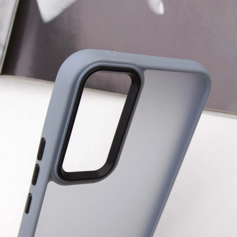 Чохол TPU+PC Lyon Frosted на Samsung Galaxy S25 FE – Блакитний / Sky Blue. Фото 4 з 6