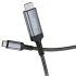 Перехідник Hoco UA43 Type-C to HDTV HD (1.8m) – Metal gray. Фото 4 з 5