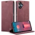 Шкіряний чохол-книжка CaseMe Velvet Nubuck для Samsung Galaxy A06 – Red. Фото 2 з 5