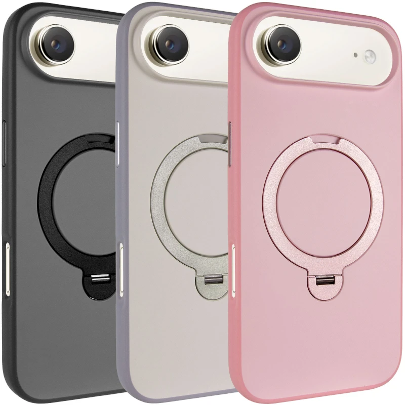 Кольоровий TPU+PC з металевими кнопками, кільцем та MagSafe на Apple iPhone 17 Air (6.5") фото 3 з 3