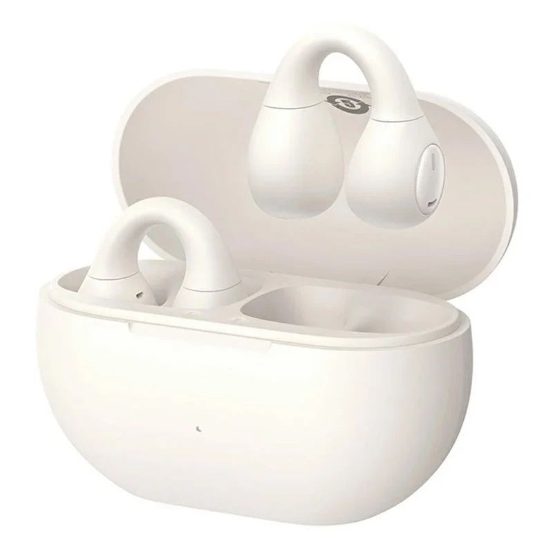 Бездротові TWS навушники Baseus OS Bass 15 Clip Open-Ear (A00079500) – Stellar White. Фото 1 з 7