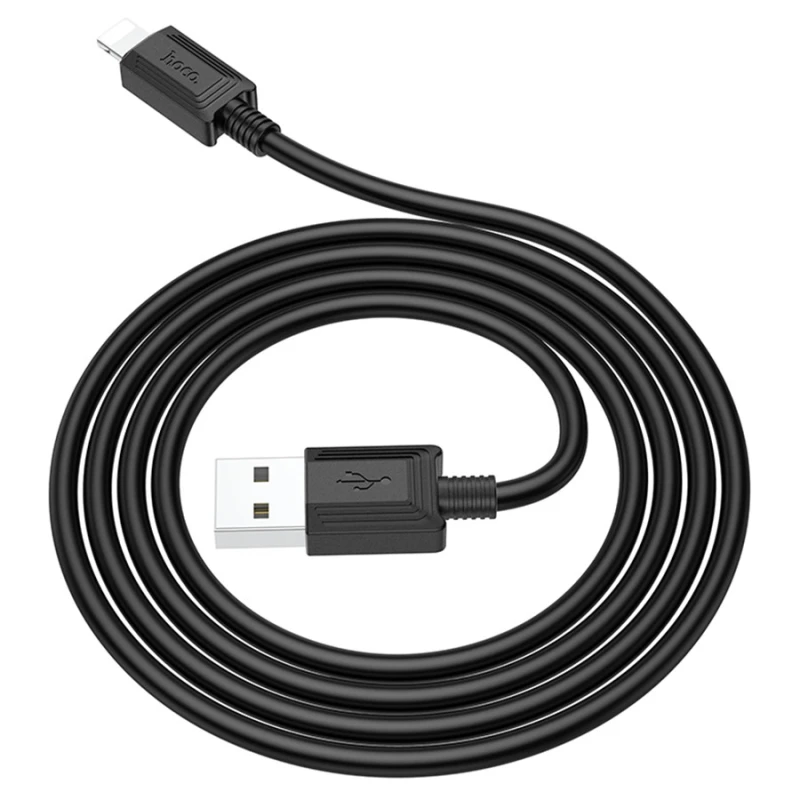 Дата кабель Hoco X73 Ferry USB to Lightning 2.4A (1m) – Black. Фото 2 из 5