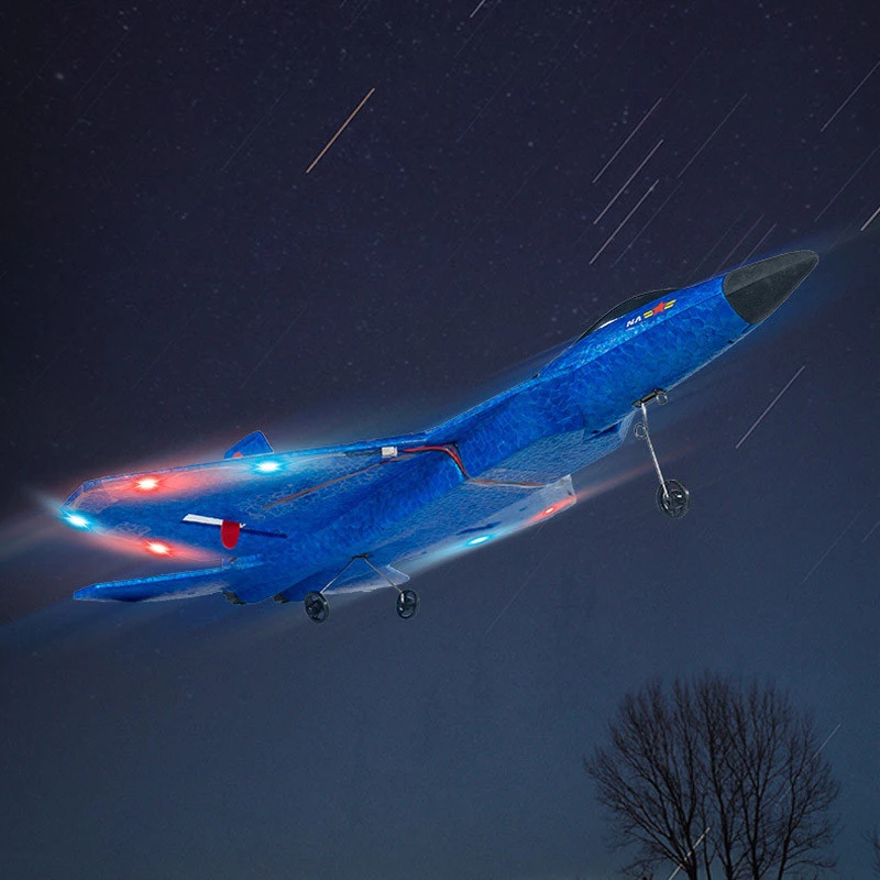 Літак на радіокеруванні SCHE HW32 F22 Fighter – Blue. Фото 6 з 7