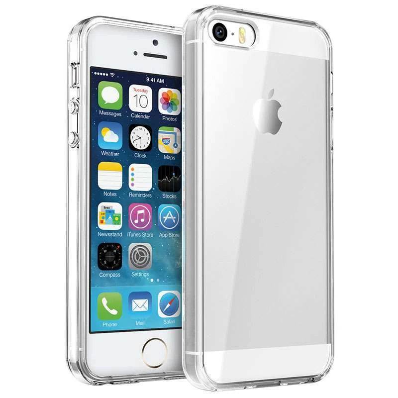 

Ультратонкий силіконовий чохол 1мм на Apple iPhone 5/5S/SE
