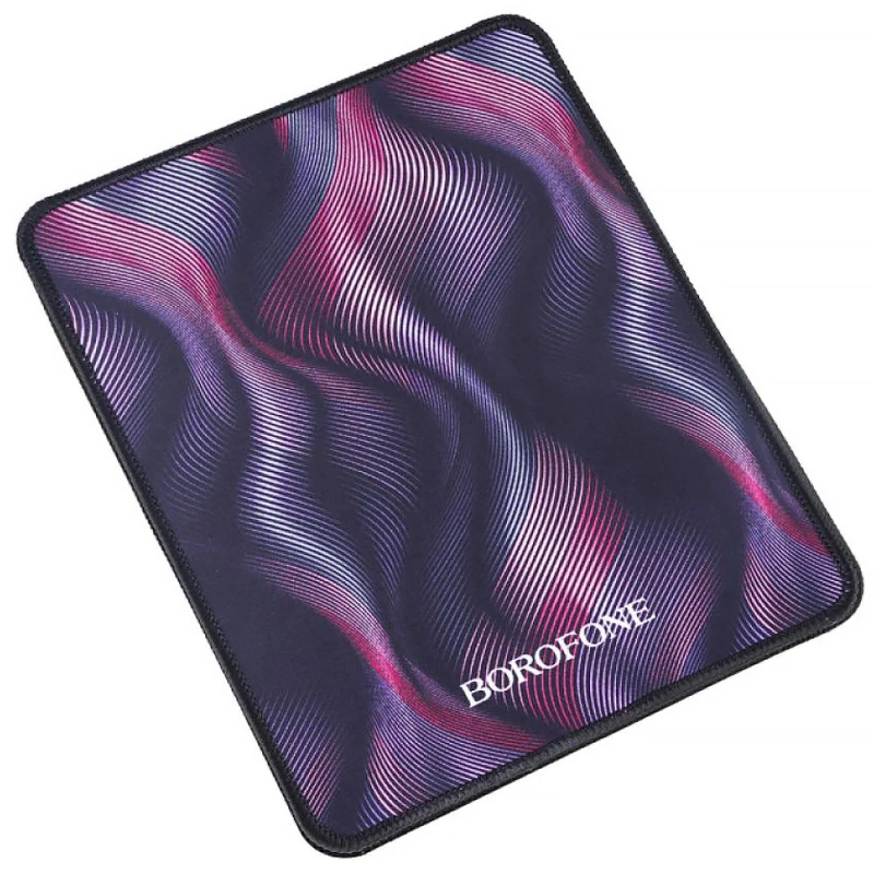 Коврик для мышки Borofone BG12 Illustrious (200*240mm) – Black. Фото 2 из 6