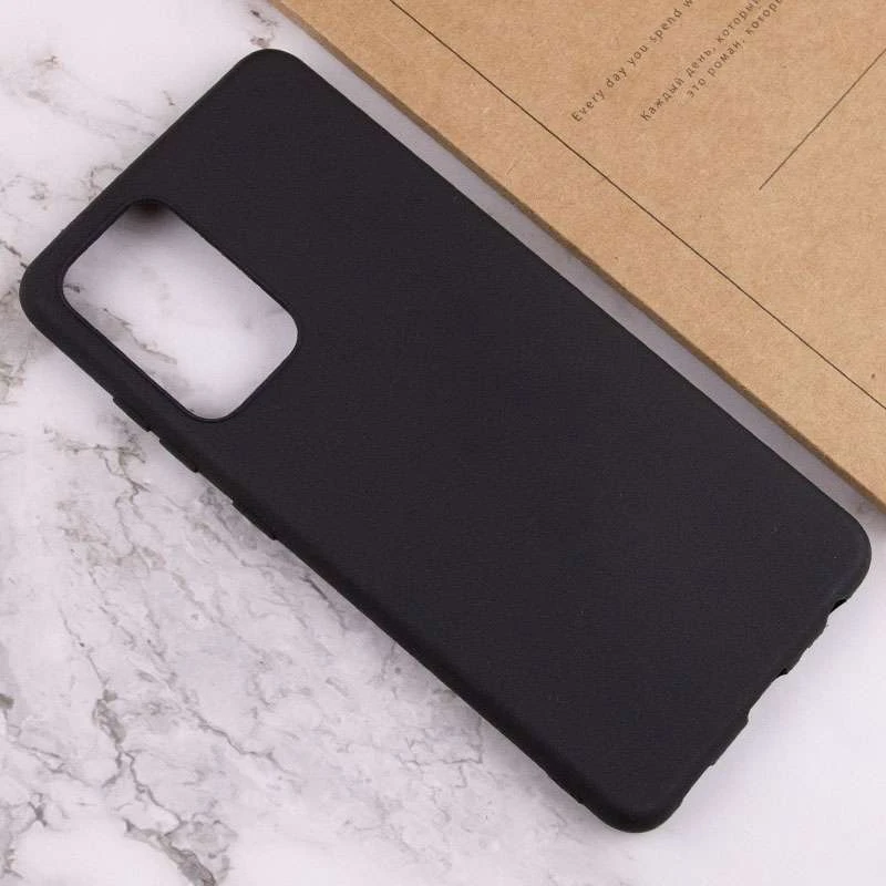 Кольоровий силіконовий чохол на Xiaomi Poco M4 5G / Redmi 10 5G – Чорний. Фото 4 з 4