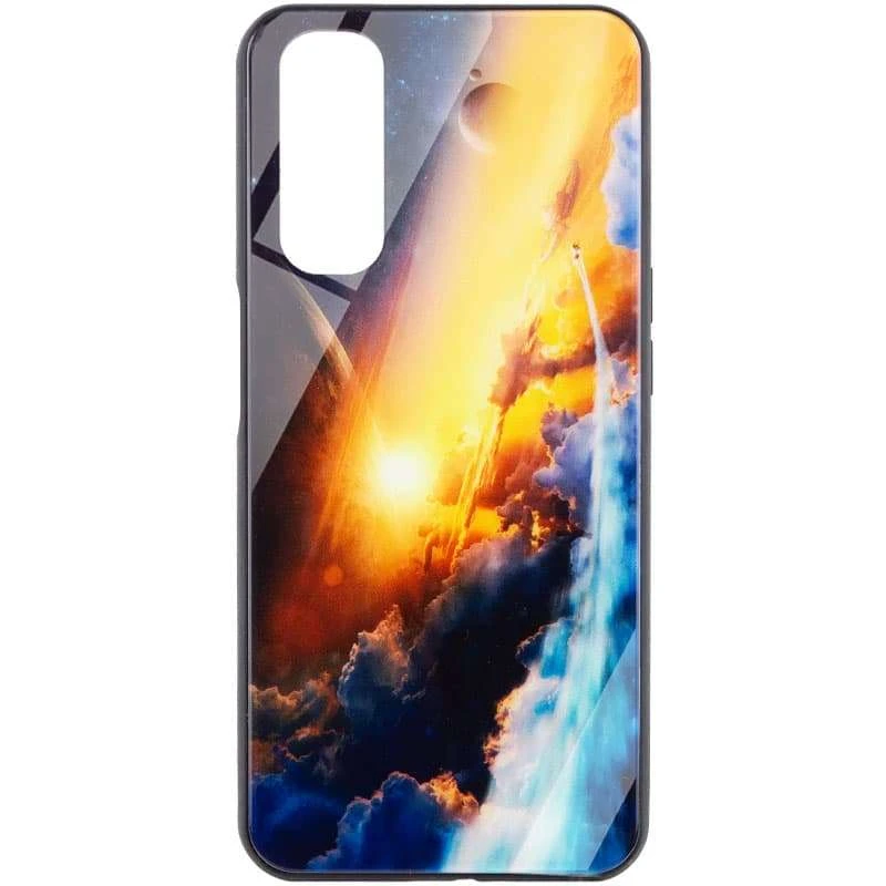 

Стеклянный чехол Diversity для Realme 7 (Above the clouds)