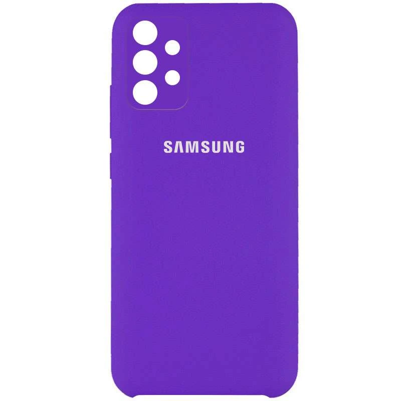 

Чохол Silicone Case Premium з закритим низом та захистом камери на Samsung Galaxy A72 4G / A72 5G (Фіолетовий / Violet)