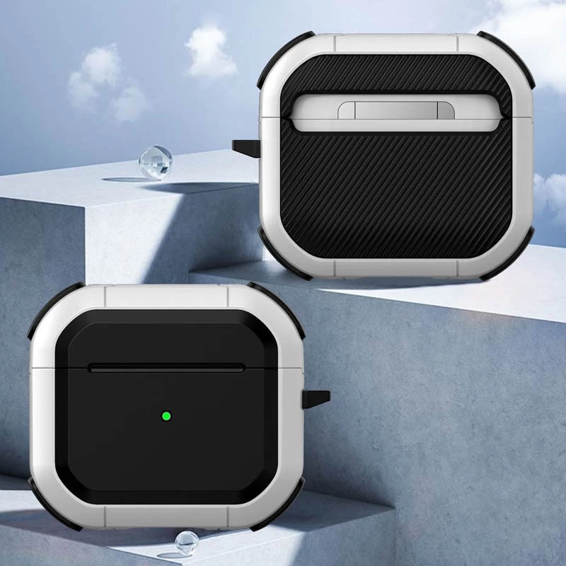 Футляр протиударний Black ed. для навушників Airpods 3 – White. Фото 2 з 2
