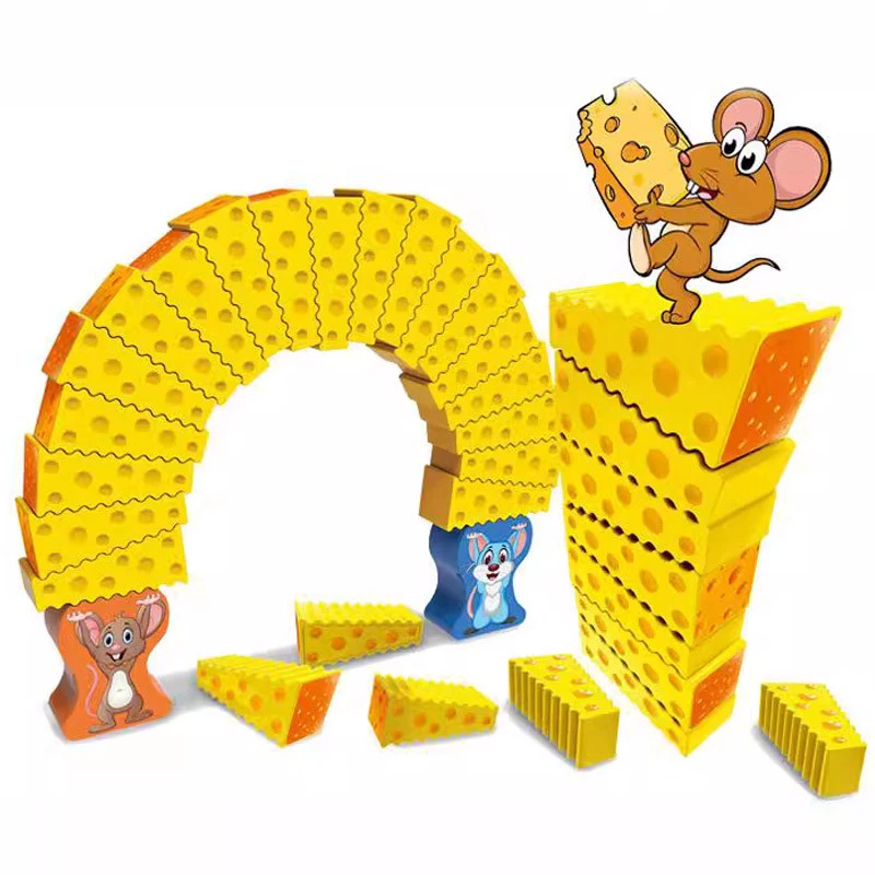 Настільна інтерактивна гра Ummi 707-B19 Mouse Stacking Cakes Game – Yellow. Фото 1 з 6