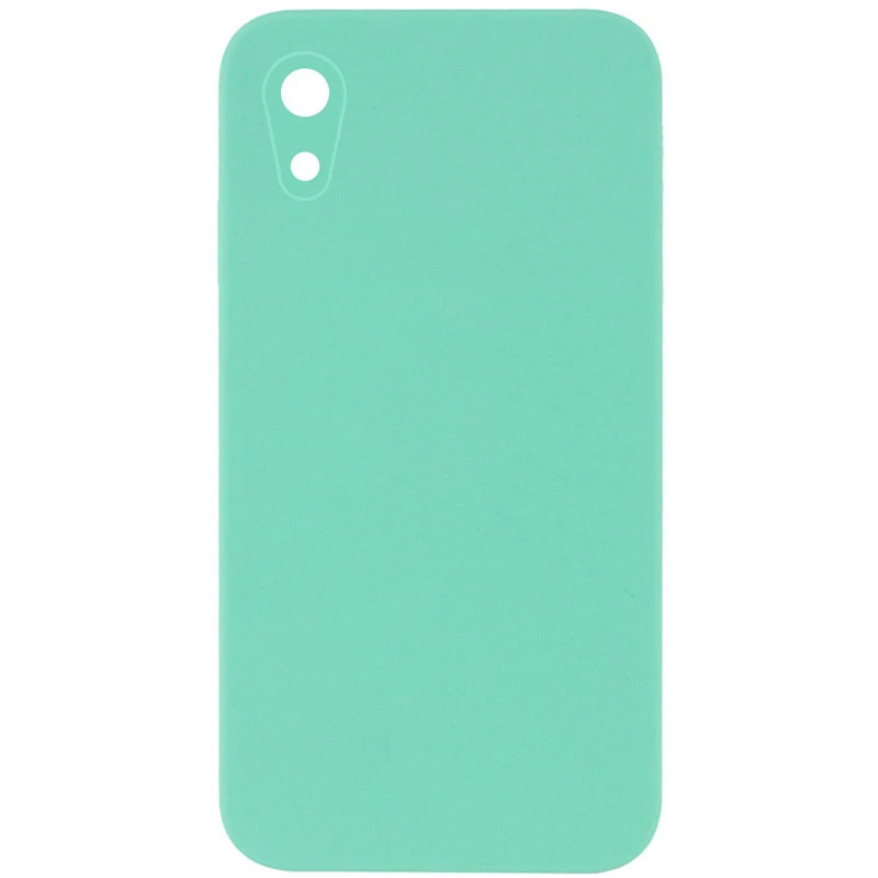 Чохол Silicone Case Square L з захистом камери на Apple iPhone XR (6.1") – Бірюзовий / Turquoise. Фото 1 з 1