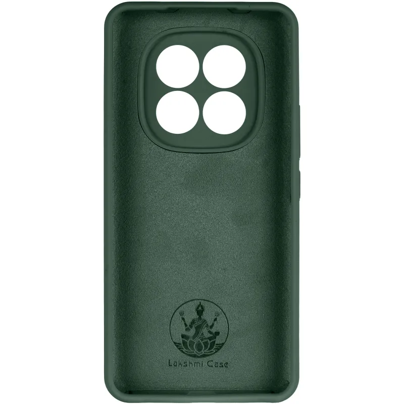 Чехол Silicone Case Lakshmi Premium з закритою камерою на Xiaomi Redmi Note 15 Pro 4G – Зеленый / Cyprus Green. Фото 6 из 8