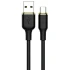 Дата кабель Amaya C89 USB to Type-C 3A (1m) – Black. Фото 1 из 2