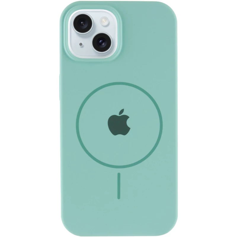 Чохол Silicone Armor Max with MagSafe для Apple iPhone 14 Plus (6.7") – Бірюзовий / Light Turquoise. Фото 3 з 6