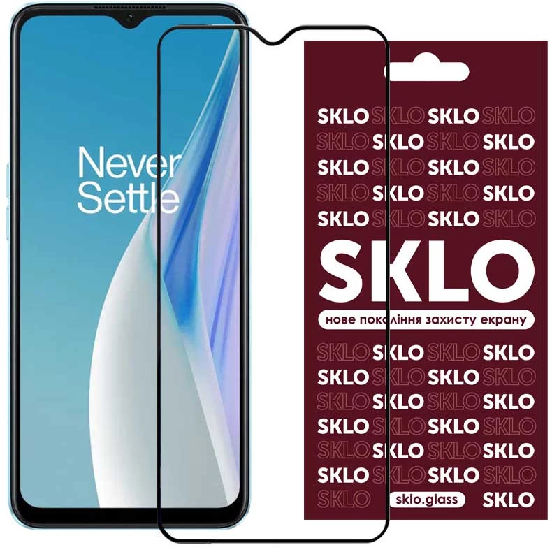 

Захисне скло SKLO 3D OnePlus Nord N20 SE (Чорний)