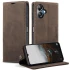 Шкіряний чохол-книжка CaseMe Velvet Nubuck для Samsung Galaxy A06 – Coffee. Фото 2 з 5