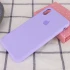 Чехол Silicone Case с закрытым низом для Apple iPhone XS Max (6.5") – Сиреневый / Dasheen. Фото 2 из 3