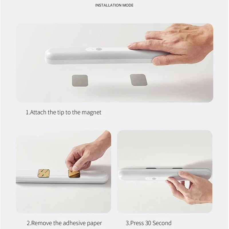 Сенсорный светильник LED с датчиком движения MZ-L1101 (180*43*25mm) – Warm light. Фото 3 из 4