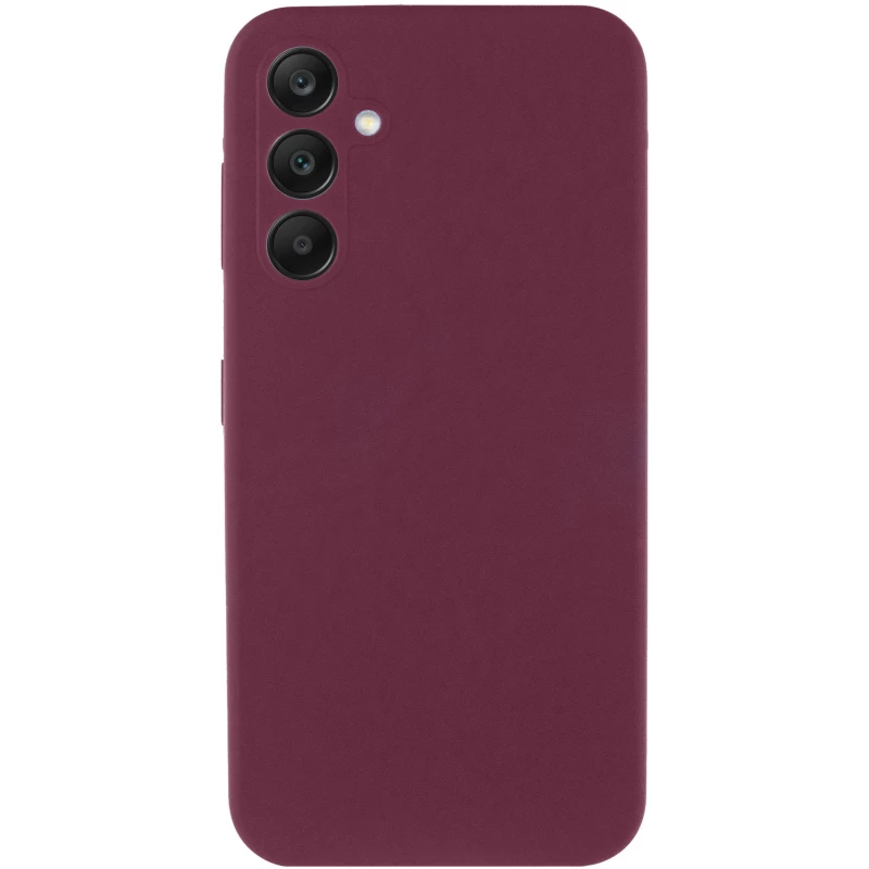 Чохол Silicone Case Lakshmi Premium з закритою камерою на Samsung Galaxy A56 5G – Бордовий / Plum. Фото 3 з 11