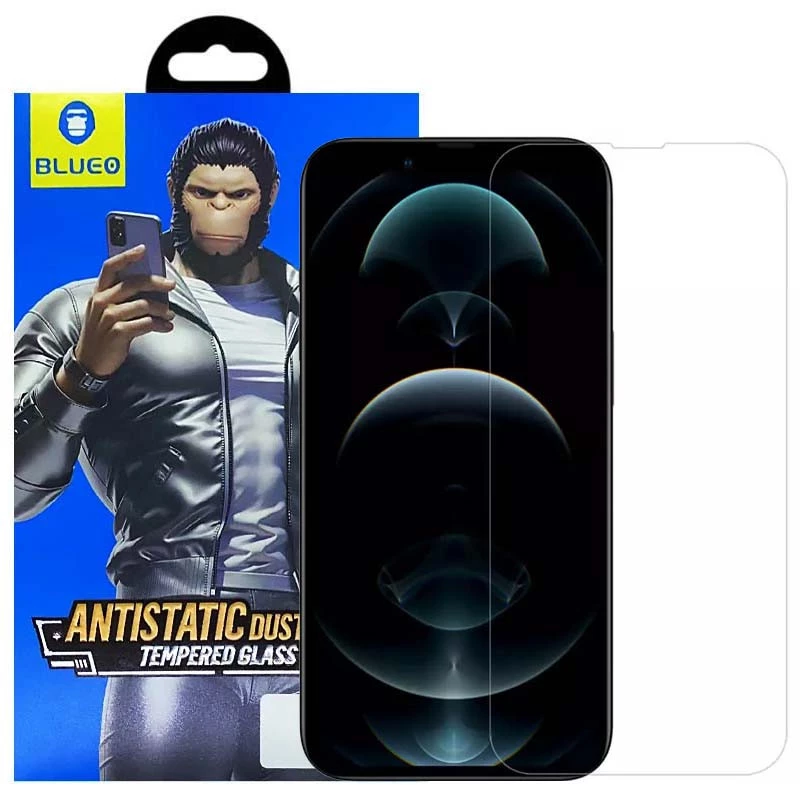 Захисне 2.5D скло Blueo Full Cover HD Clear для Apple iPhone 14 Pro (6.1") – Прозоре. Фото 1 з 3