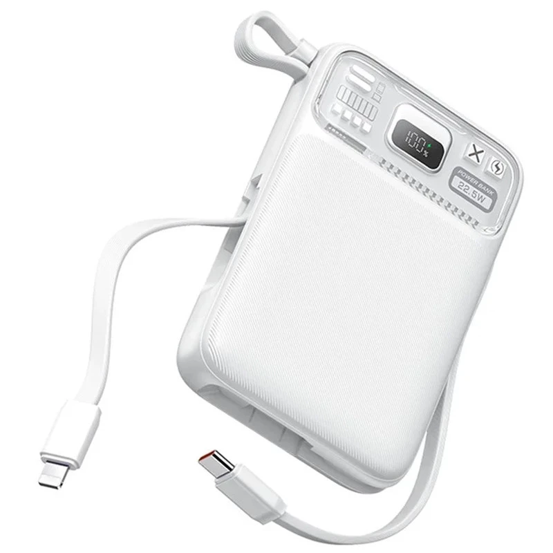 

Портативное ЗУ Power Bank WIWU Wi-P016 с БЗУ 22.5W 10000 mAh (White)