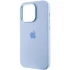 Чохол Silicone Case з металевими кнопками на Apple iPhone 14 Pro (6.1") – Блакитний / Blue Fog. Фото 4 з 9