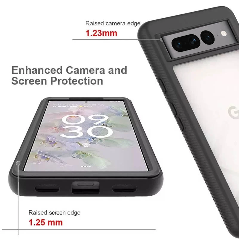 Shellbox водонепроникний чохол на Google Pixel 7 Pro – Чорний. Фото 2 з 4