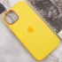 Чехол Silicone Case с металлическими кнопками для Apple iPhone 13 (6.1") – Желтый / Sunglow. Фото 8 из 9