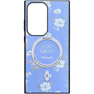 TPU+PC чехол Secret Garden with MagFit для Samsung Galaxy S23 FE — Lilac