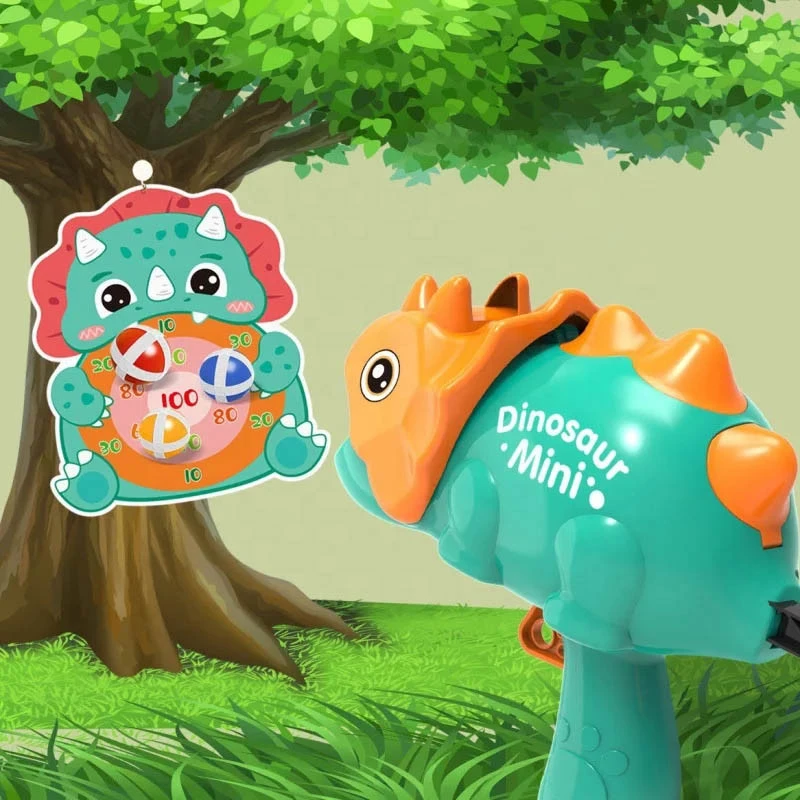 Інтерактивна гра Dinosaur Athletics Gun на липучках + мішень – Green. Фото 7 з 8