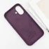 Силиконовый чехол ААА with Magsafe connection для Apple iPhone 16 Plus – Plum. Фото 5 из 7