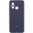 Чехол Silicone Case Lakshmi Premium L с закрытой камерой для Xiaomi Redmi 12C / Poco C55 – Темно-синий / Midnight blue. Фото 1 из 4