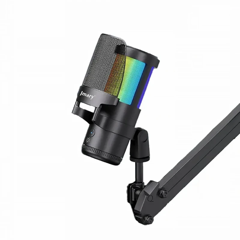 Мікрофон конденсаторний для гейминга Jmary MC-PW13 – Black. Фото 5 з 6