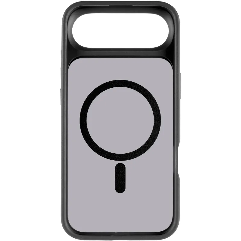 TPU+PC чохол Metal Buttons with Magnetic Fit для Apple iPhone 17 Air (6.5") – Чорний / Black. Фото 4 з 6