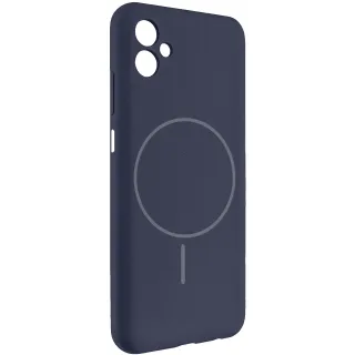 Чохол Silicone Cover Lakshmi Full Camera (AA) with Magnetic Fit для Samsung Galaxy A07 — Темно-синій / Midnight blue