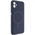 Чохол Silicone Cover Lakshmi Full Camera (AA) with Magnetic Fit для Samsung Galaxy A07 – Темно-синій / Midnight blue. Фото 1 з 1