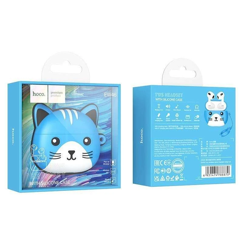 Bluetooth навушники Hoco EW46 TWS – Dodge Cat. Фото 3 з 5