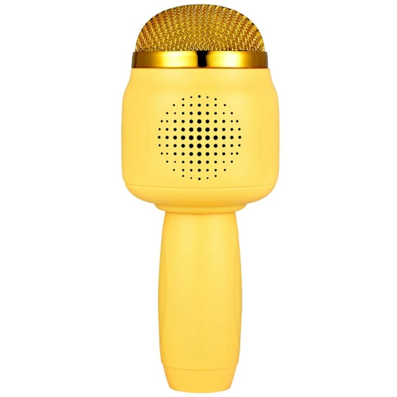 Караоке Микрофон-колонка Animals – Yellow. Фото 4 из 6