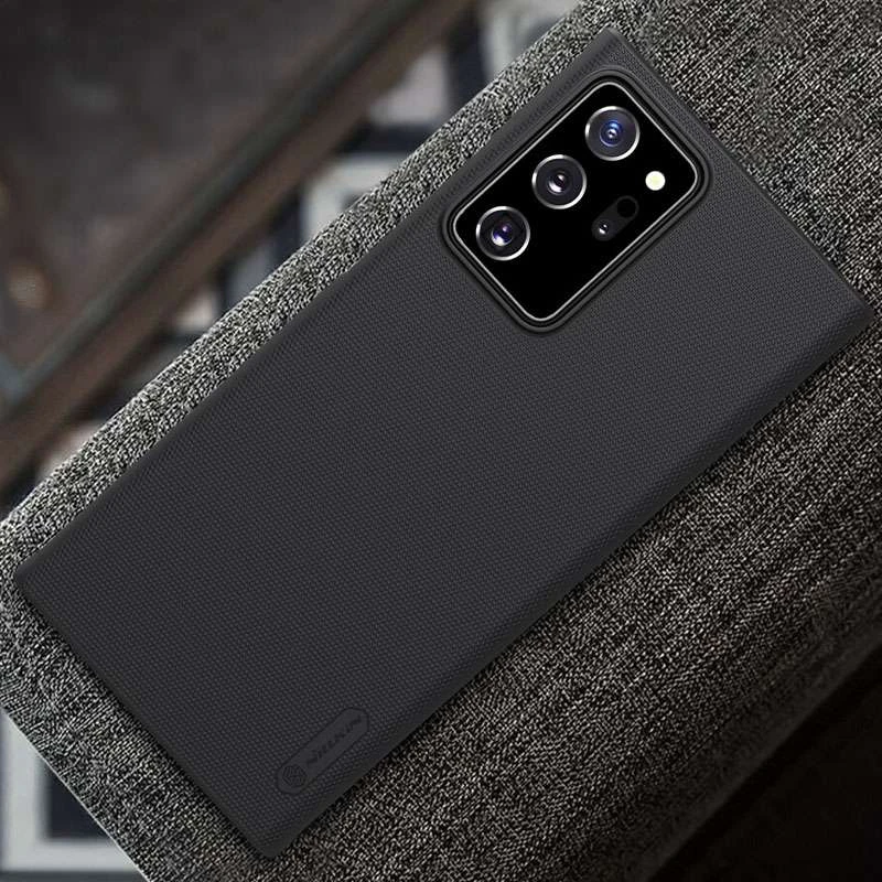 Пластикова накладка Nillkin Frost на Samsung Galaxy Note 20 Ultra – Чорний. Фото 5 з 8