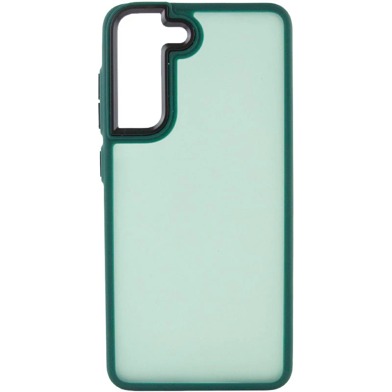 Чохол TPU+PC Lyon Frosted на Samsung Galaxy S21 FE – Green. Фото 3 з 7