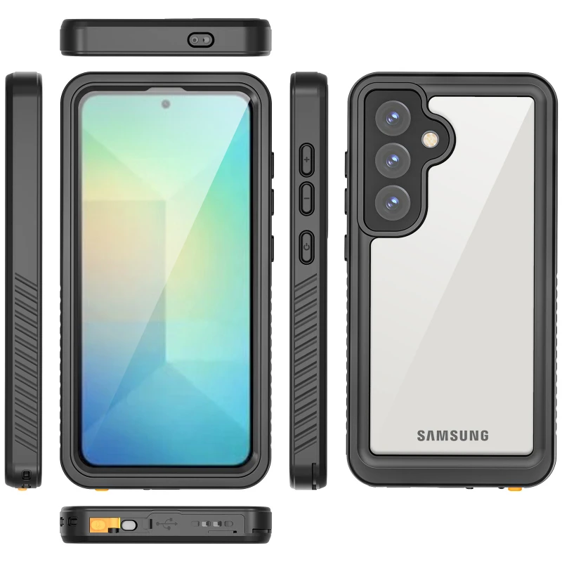 Shellbox водонепроникний чохол на Samsung Galaxy S25 FE – Чорний. Фото 3 з 10